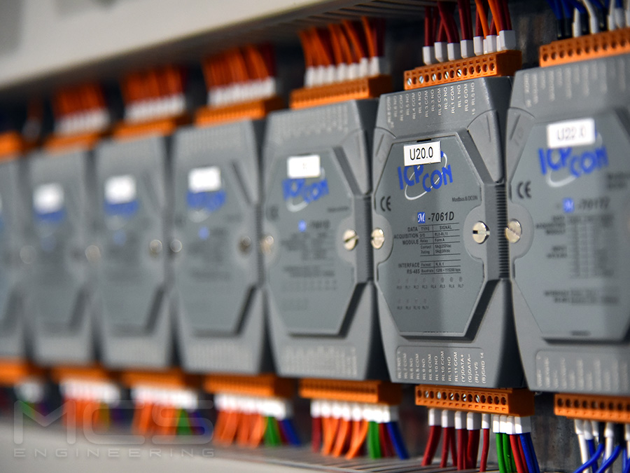 Electrical cabinet of profile control software